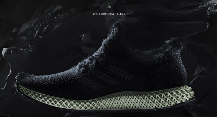 Schuh aus dem 3D-Drucker, Screenshot Adidas-Website 