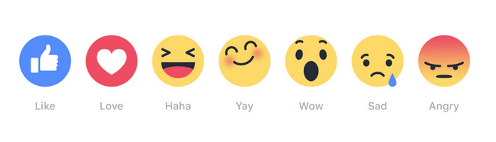 Die neuen emotionalen Reaktionen bei Facebook