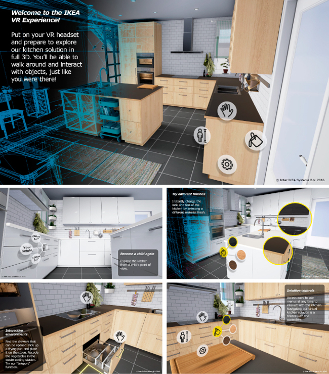 Ikea-App für virtuellen Küchenrundgang