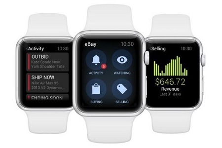 Apple Watch mit Ebay App