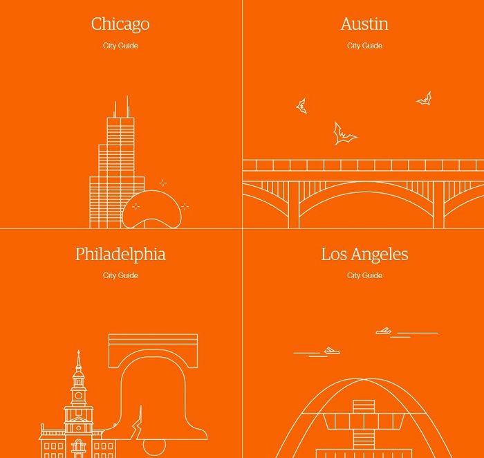 Etsy City Guides-Homepage